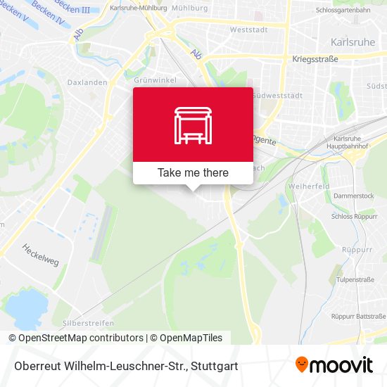 Карта Oberreut Wilhelm-Leuschner-Str.