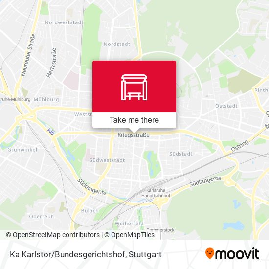 Ka Karlstor/Bundesgerichtshof map