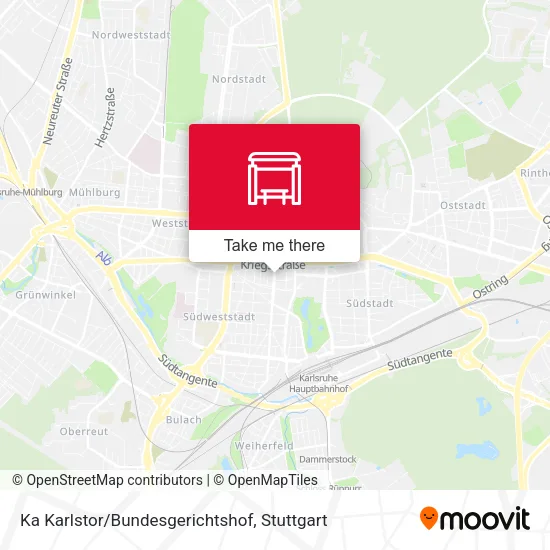 Карта Ka Karlstor/Bundesgerichtshof