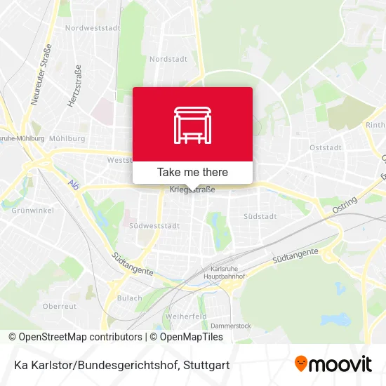 Ka Karlstor/Bundesgerichtshof map