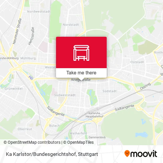 Карта Ka Karlstor/Bundesgerichtshof