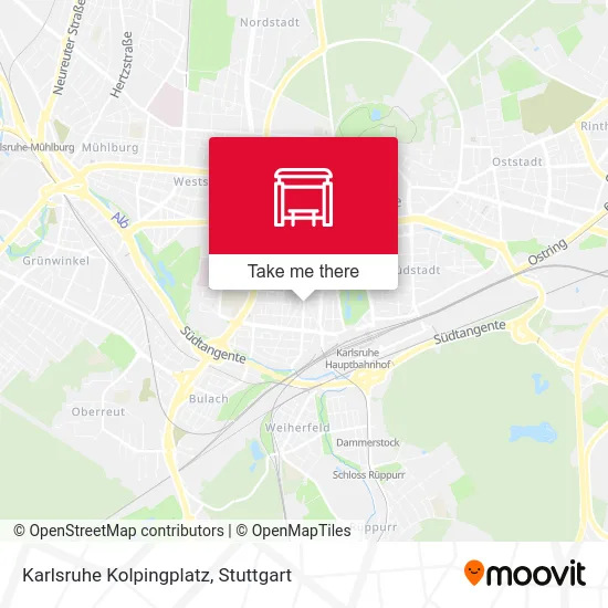 Карта Karlsruhe Kolpingplatz