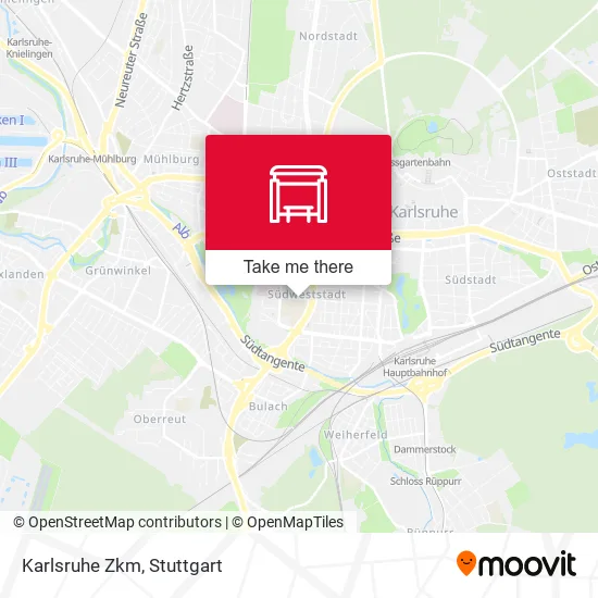 Карта Karlsruhe Zkm