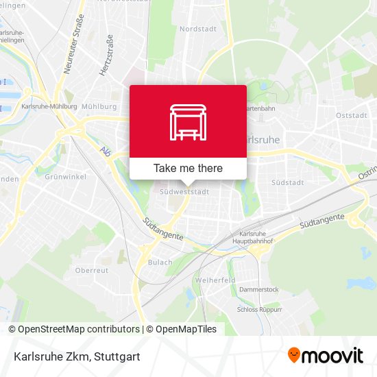 Карта Karlsruhe Zkm