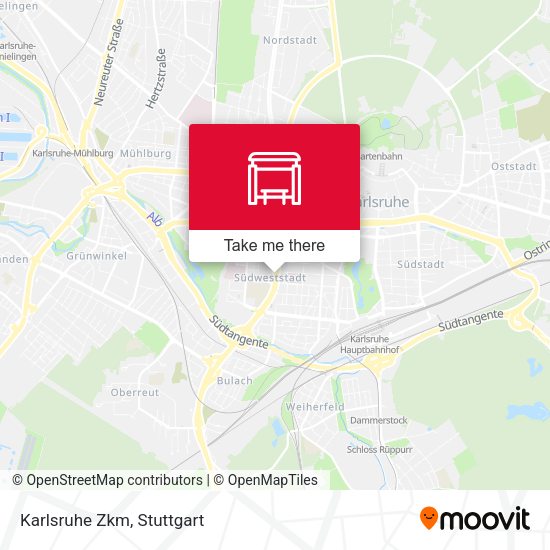 Карта Karlsruhe Zkm
