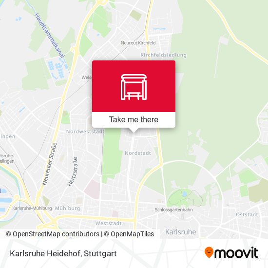 Карта Karlsruhe Heidehof