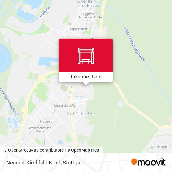 Neureut Kirchfeld Nord map