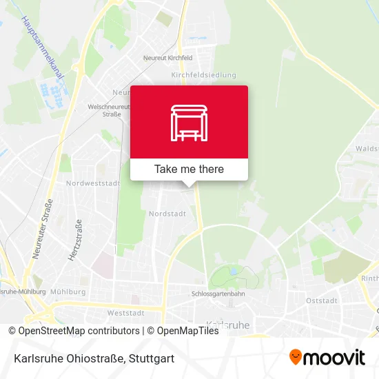 Карта Karlsruhe Ohiostraße