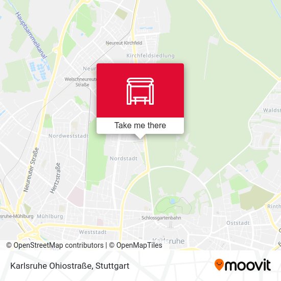 Karlsruhe Ohiostraße map