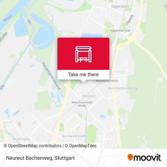 Карта Neureut Bachenweg