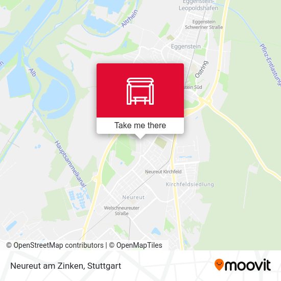 Карта Neureut am Zinken