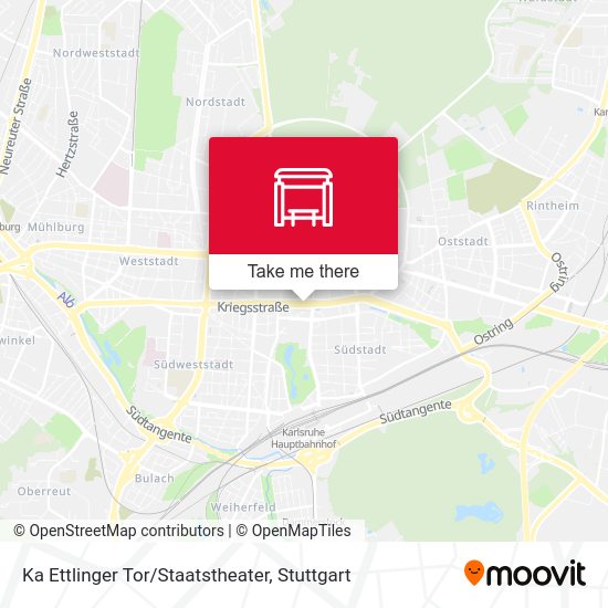 Ka Ettlinger Tor/Staatstheater map