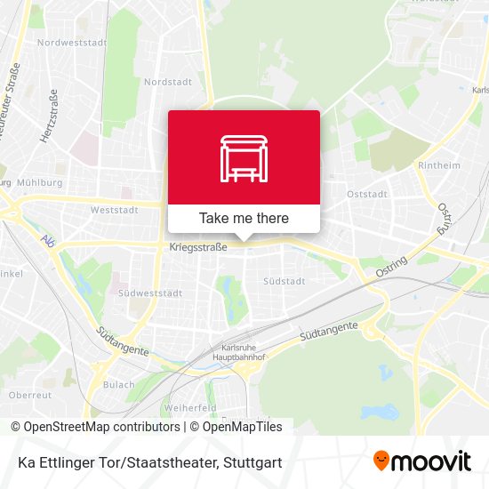 Ka Ettlinger Tor/Staatstheater map