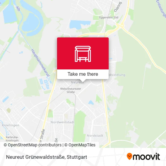 Карта Neureut Grünewaldstraße