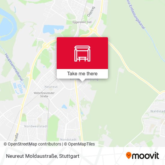 Neureut Moldaustraße map