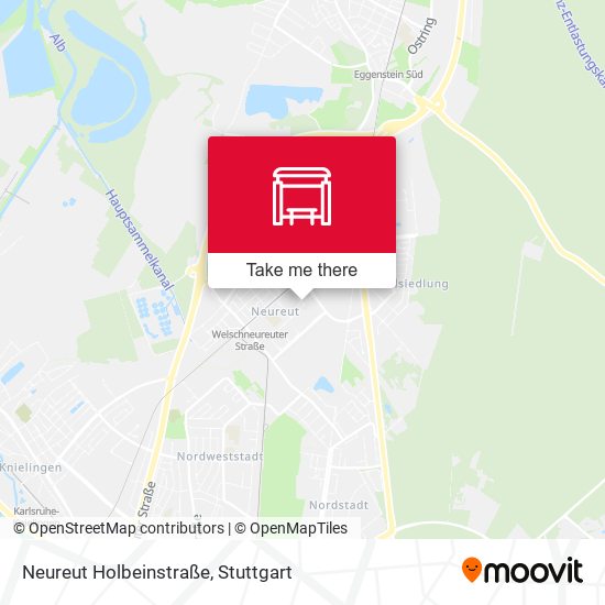 Карта Neureut Holbeinstraße