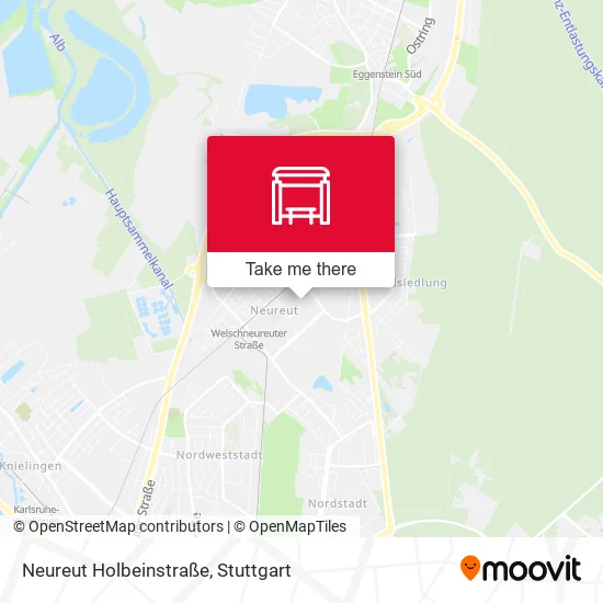 Карта Neureut Holbeinstraße