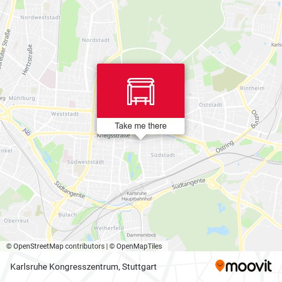 Karlsruhe Kongresszentrum map