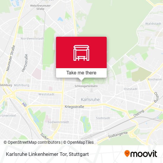 Karlsruhe Linkenheimer Tor map