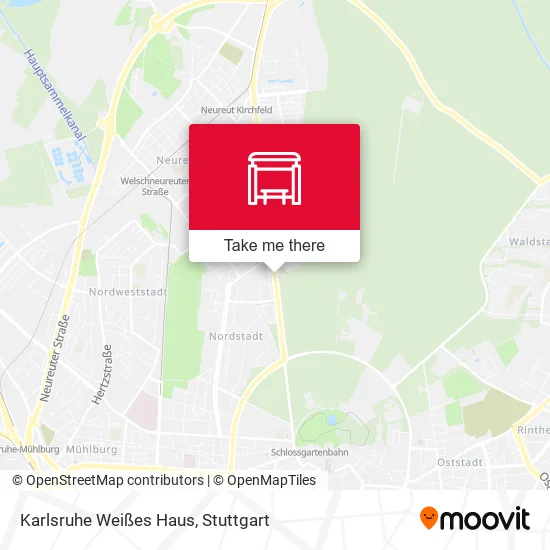 Карта Karlsruhe Weißes Haus