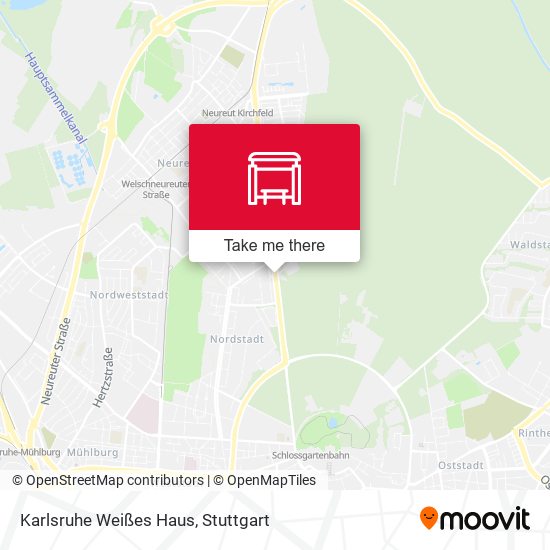 Karlsruhe Weißes Haus map