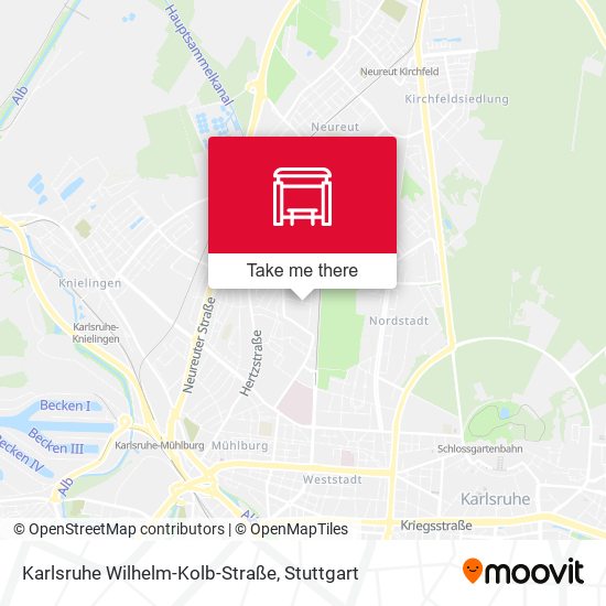 Карта Karlsruhe Wilhelm-Kolb-Straße