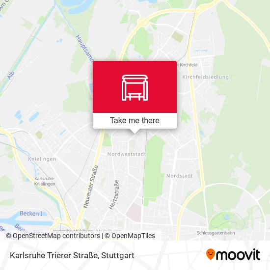 Карта Karlsruhe Trierer Straße