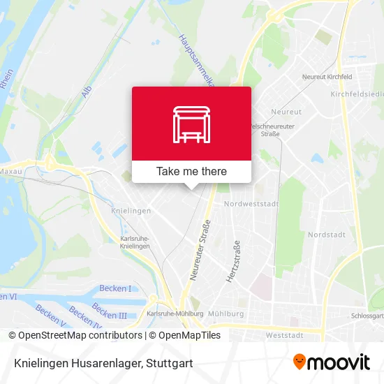 Карта Knielingen Husarenlager