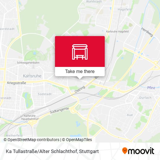Ka Tullastraße / Alter Schlachthof map