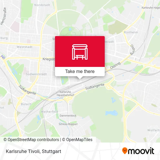 Карта Karlsruhe Tivoli