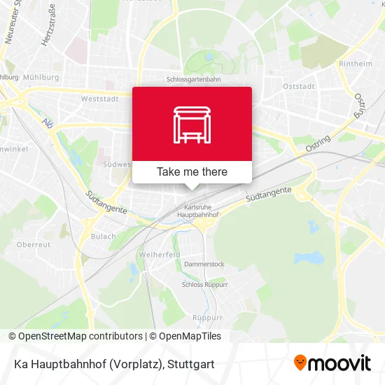 Карта Ka Hauptbahnhof (Vorplatz)
