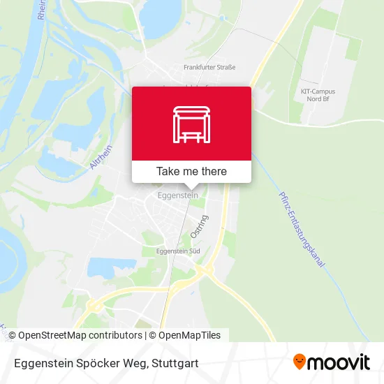 Карта Eggenstein Spöcker Weg