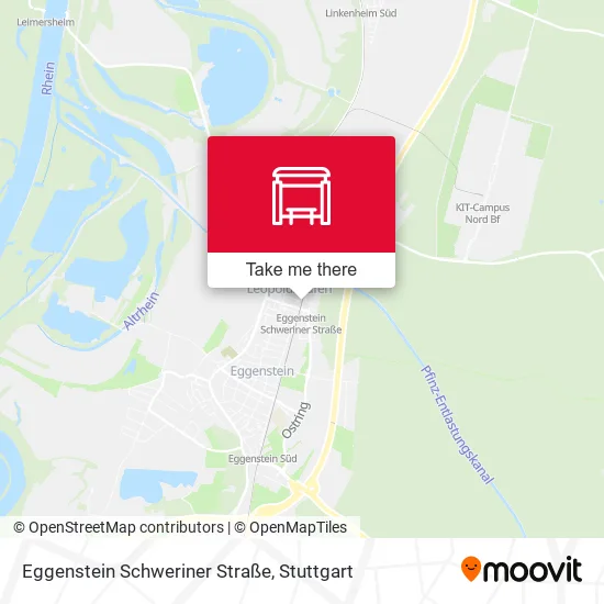 Карта Eggenstein Schweriner Straße