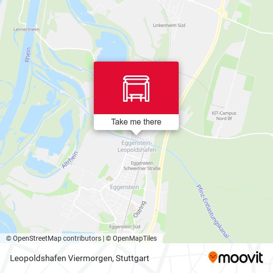 Leopoldshafen Viermorgen map