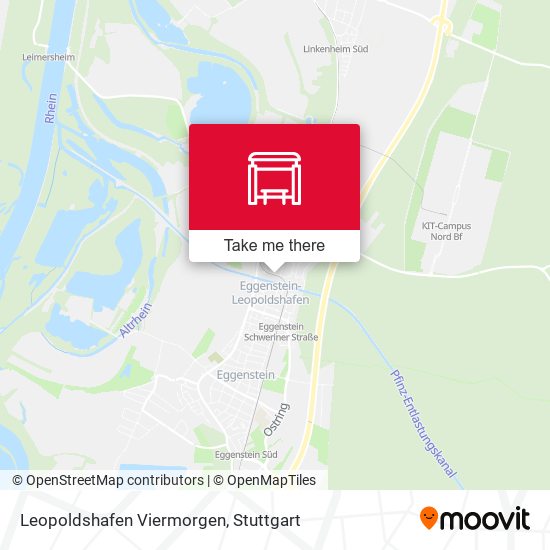 Leopoldshafen Viermorgen map