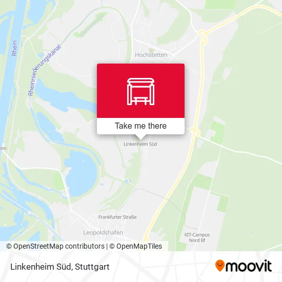 Linkenheim Süd map