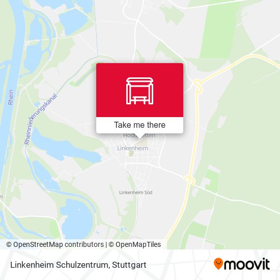 Linkenheim Schulzentrum map