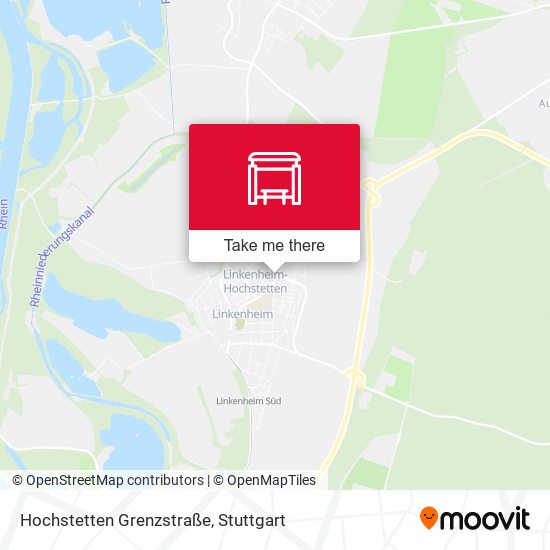 Hochstetten Grenzstraße map