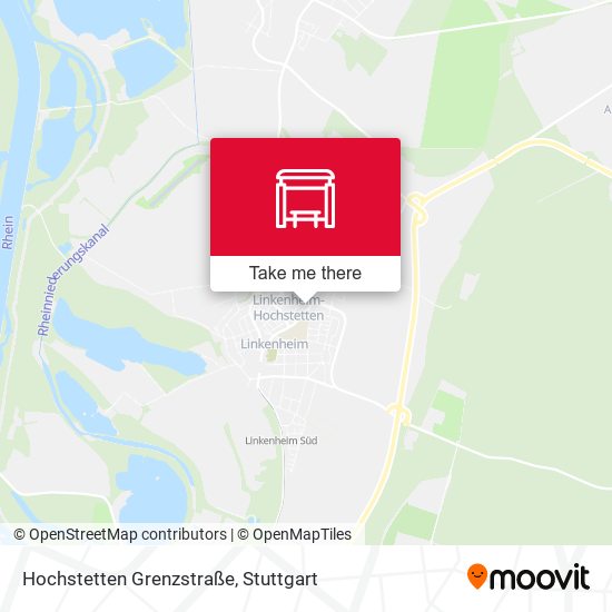 Hochstetten Grenzstraße map