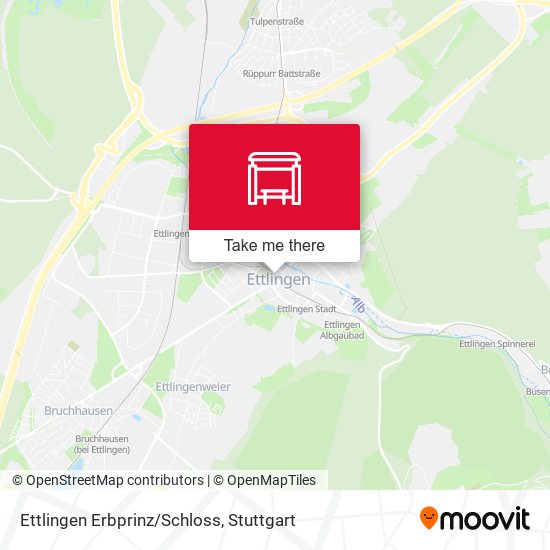 Ettlingen Erbprinz/Schloss map