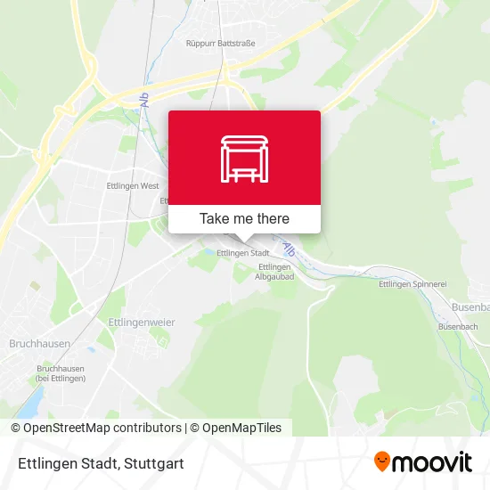 Карта Ettlingen Stadt