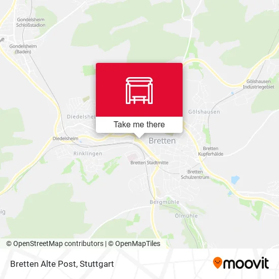 Карта Bretten Alte Post