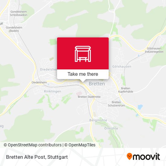 Карта Bretten Alte Post