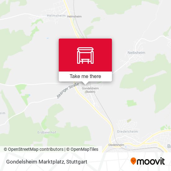 Gondelsheim Marktplatz map