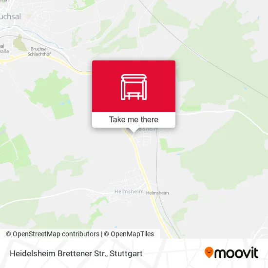 Карта Heidelsheim Brettener Str.