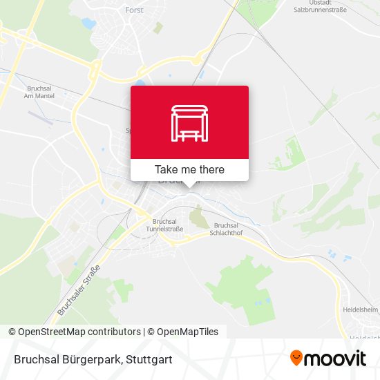 Bruchsal Bürgerpark map