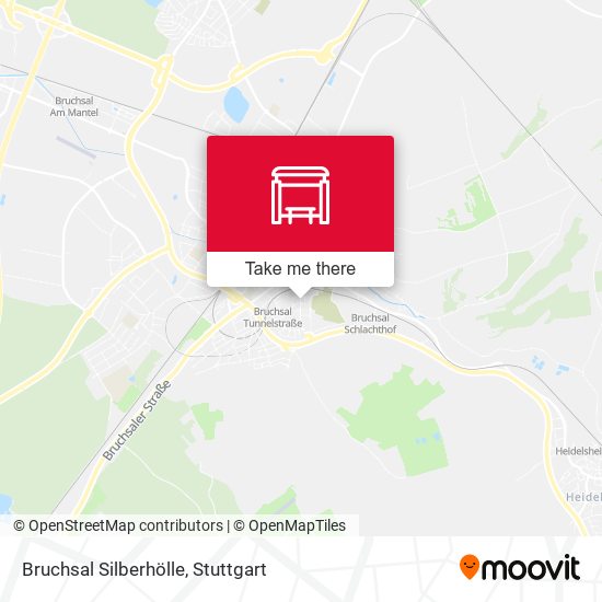 Bruchsal Silberhölle map