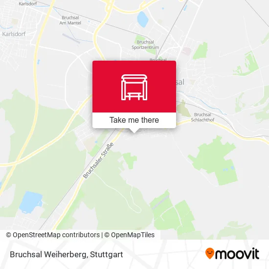 Карта Bruchsal Weiherberg