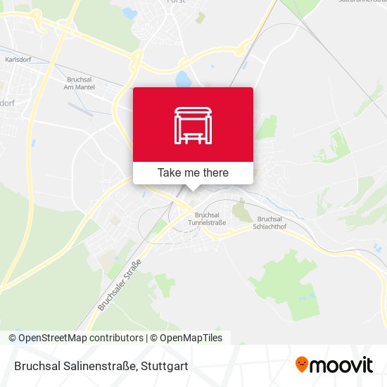 Bruchsal Salinenstraße map