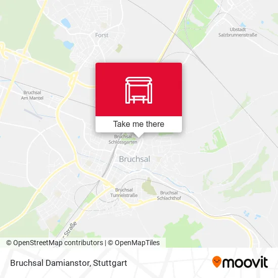 Карта Bruchsal Damianstor